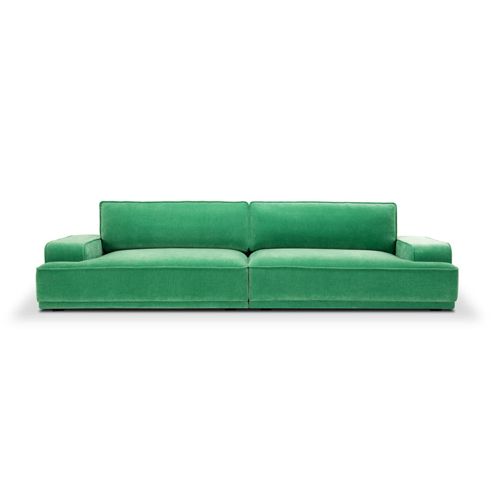 Leonora Fabric 3.5 Seater Sofa (Grass Green)