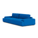 Leonora Fabric 3.5 Seater Sofa (Cobalt Blue)