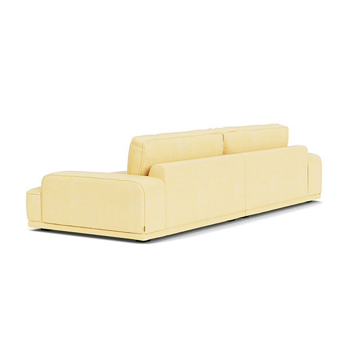 Leonora Fabric 3.5 Seater Sofa (Sun)