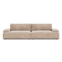 Leonora 3.5 Seater Sofa - Danny Cream Textured Weave