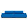 Leonora 3.5 Seater Sofa - Mark Cobalt Blue Weave