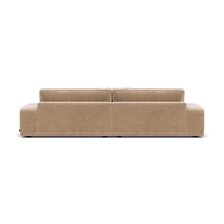 Leonora Velvet 3.5 Seater Sofa (Sapphire)