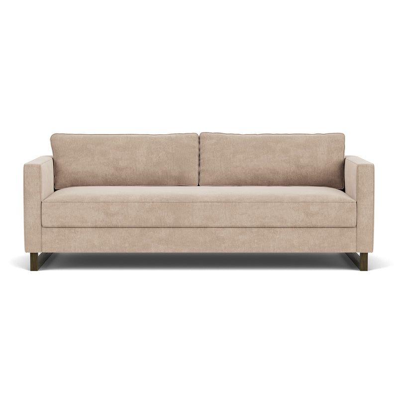 Danny Cream Textured Weave / Dark Walnut