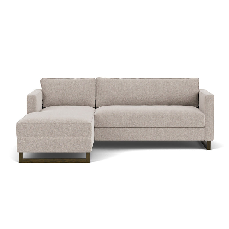 Agnes Brown Textured Weave / Dark Walnut