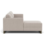 Agnes Brown Textured Weave / Dark Walnut