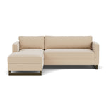 Form Cream Fabric / Dark Walnut