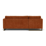 Moss Rust Fabric / Dark Walnut