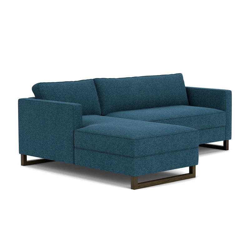 Olena Midnight Blue / Dark Walnut