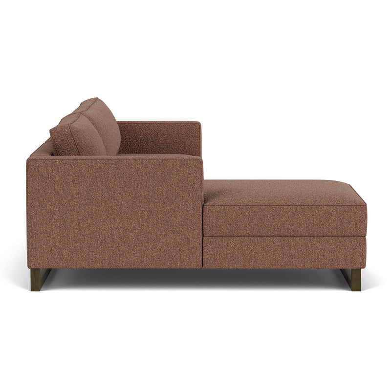 Pebble Rust Boucle / Dark Walnut