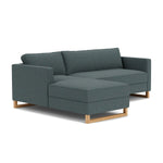 Form Blue Grey Fabric / Oak