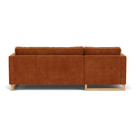Moss Rust Fabric / Oak