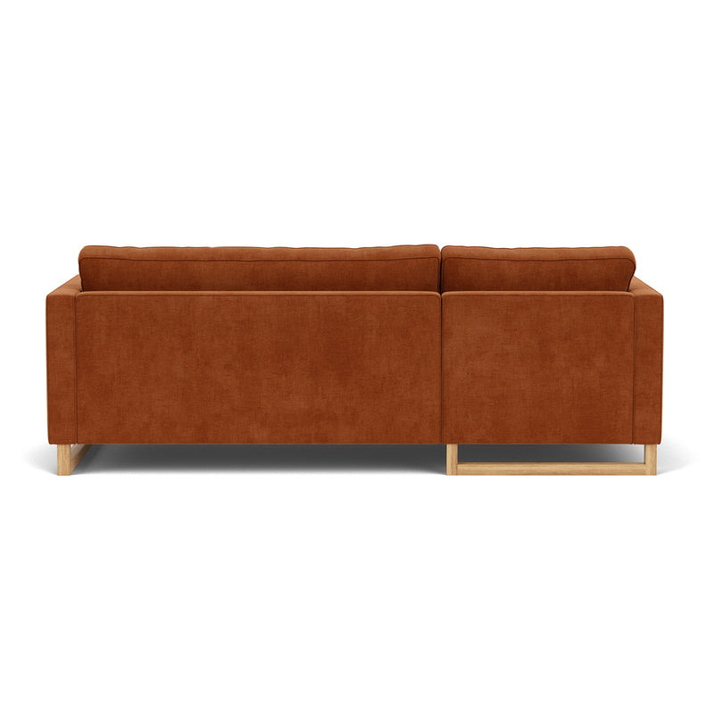 Moss Rust Fabric / Oak