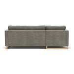 Planet Grey Green Fabric / Oak