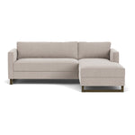 Agnes Brown Textured Weave / Dark Walnut