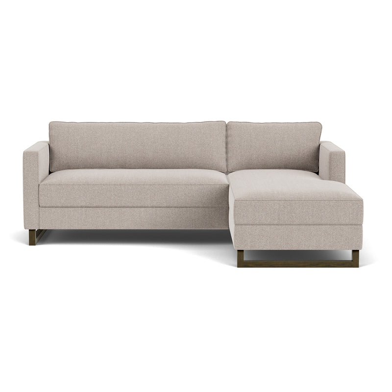 Agnes Brown Textured Weave / Dark Walnut