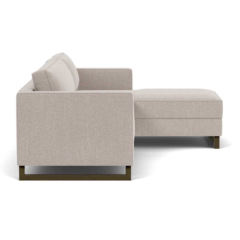 Agnes Brown Textured Weave / Dark Walnut