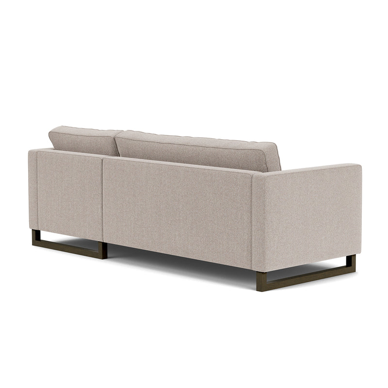Agnes Brown Textured Weave / Dark Walnut