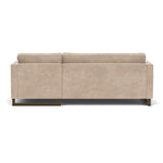 Danny Cream Textured Weave / Dark Walnut