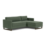 Cura Dark Green Weave / Dark Walnut