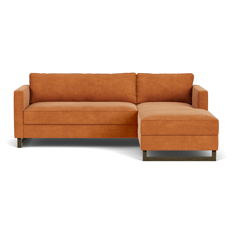 Danny Amber Textured Weave / Dark Walnut