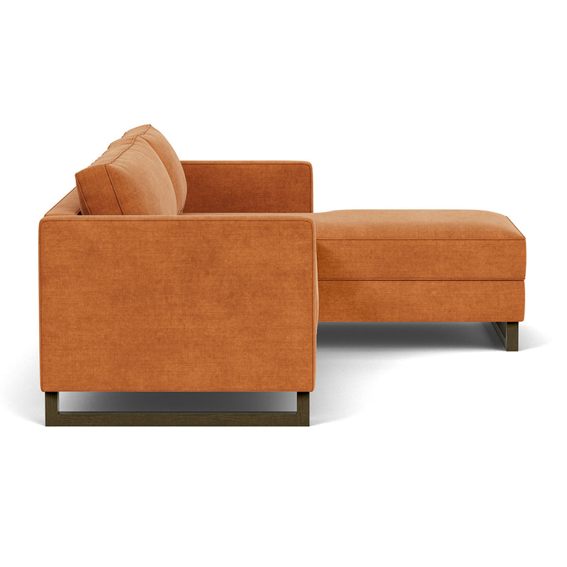 Danny Amber Textured Weave / Dark Walnut