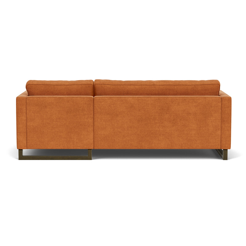 Danny Amber Textured Weave / Dark Walnut