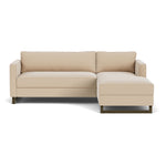 Form Cream Fabric / Dark Walnut