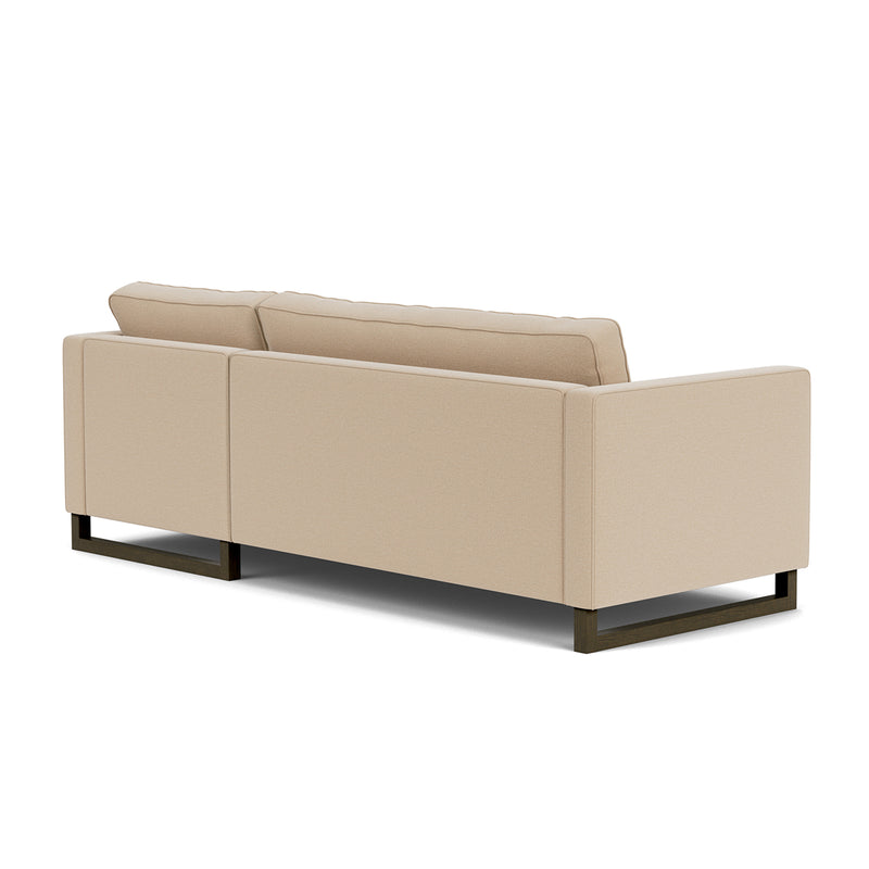 Form Cream Fabric / Dark Walnut
