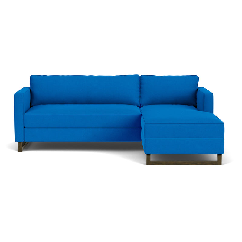 Mark Cobalt Blue Weave / Dark Walnut