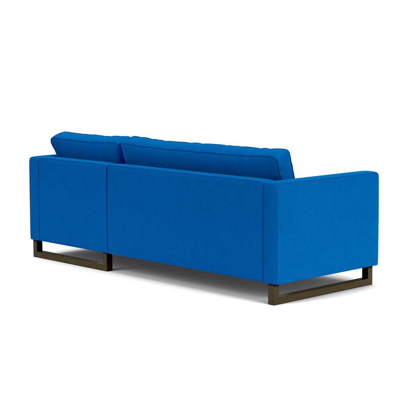 Mark Cobalt Blue Weave / Dark Walnut