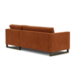 Moss Rust Fabric / Dark Walnut