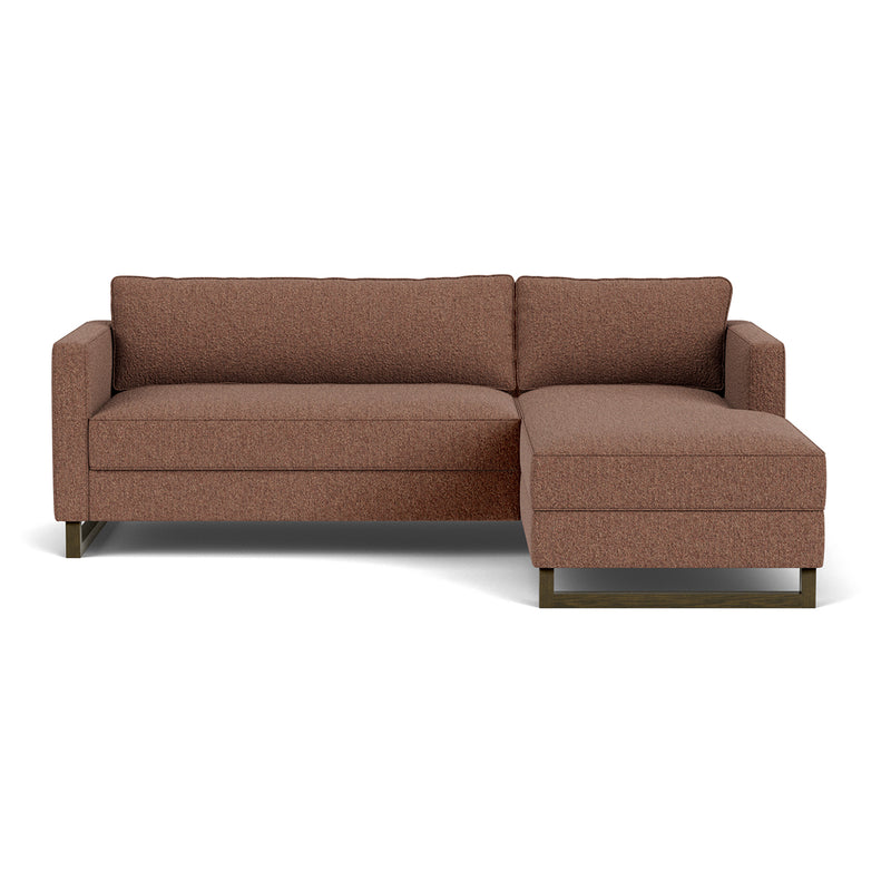 Pebble Rust Boucle / Dark Walnut