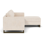 Vega Cream Textured Weave / Dark Walnut