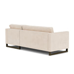 Vega Cream Textured Weave / Dark Walnut
