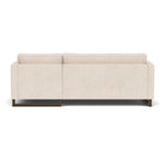 Vega Cream Textured Weave / Dark Walnut