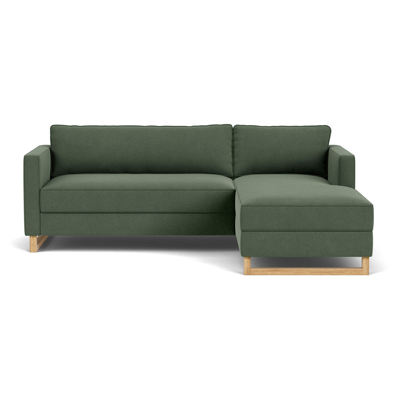 Cura Dark Green Weave / Oak