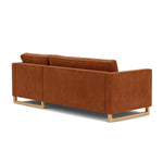 Moss Rust Fabric / Oak