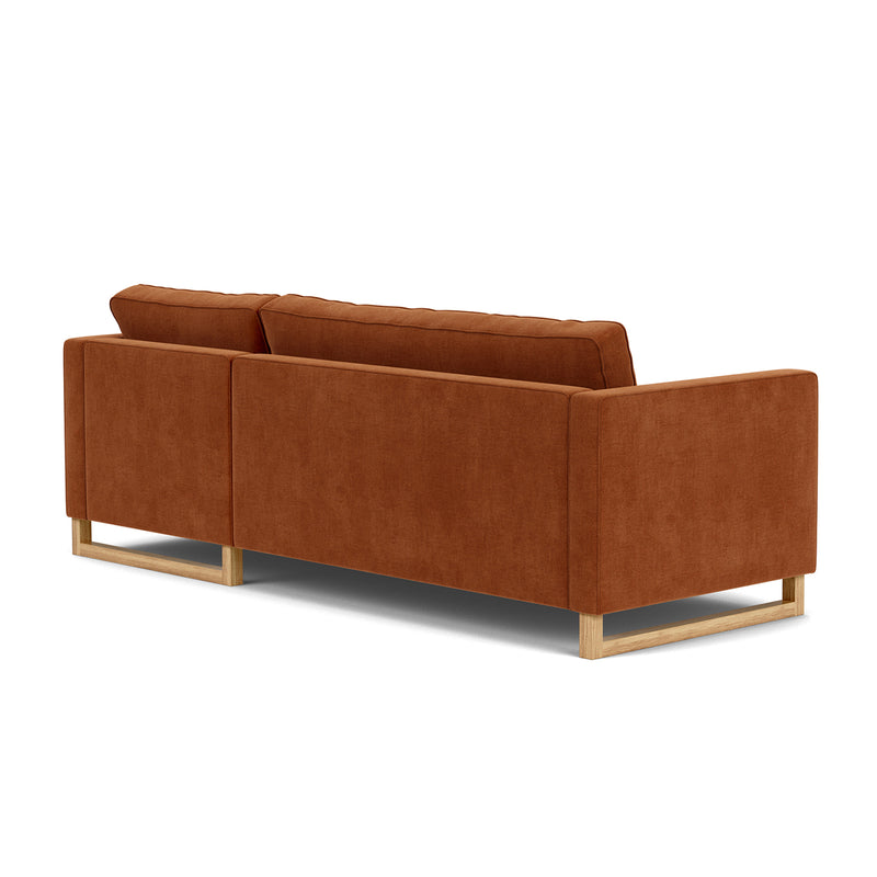 Moss Rust Fabric / Oak