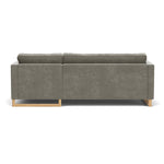 Planet Grey Green Fabric / Oak
