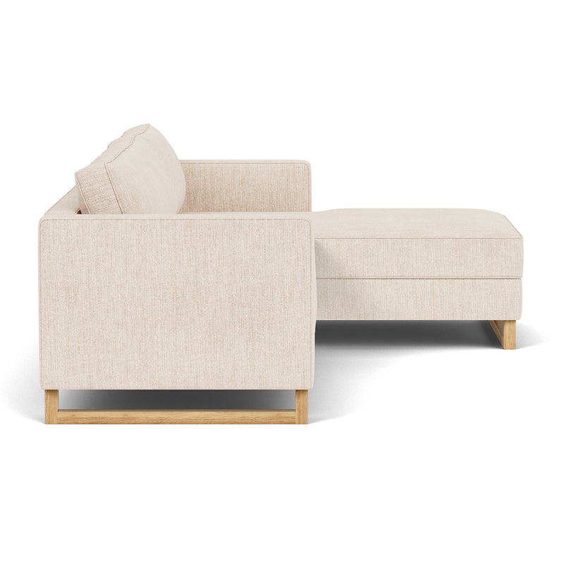 Vega Cream Textured Weave / Oak
