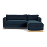 Lux Navy Velvet / Oak