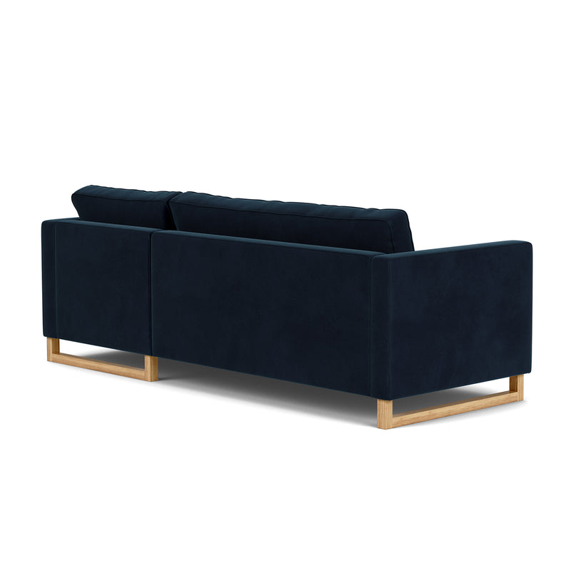 Lux Navy Velvet / Oak