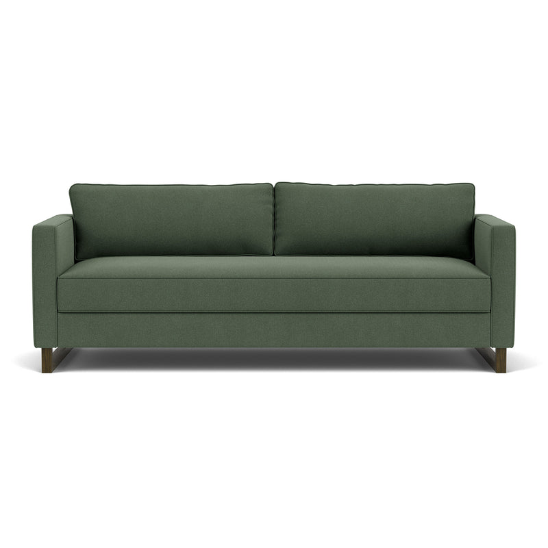 Cura Dark Green Weave / Dark Walnut