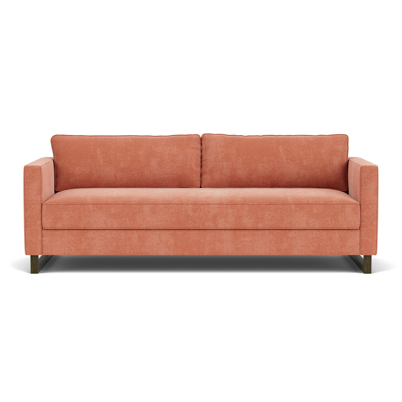 Danny Dusty Rose Textured Weave / Dark Walnut