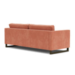 Danny Dusty Rose Textured Weave / Dark Walnut