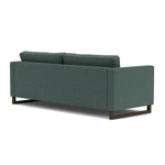 Form Blue Grey Fabric / Dark Walnut