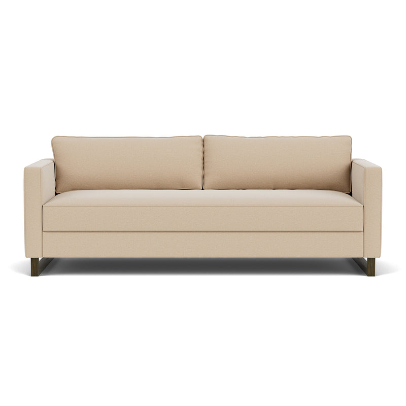 Form Cream Fabric / Dark Walnut