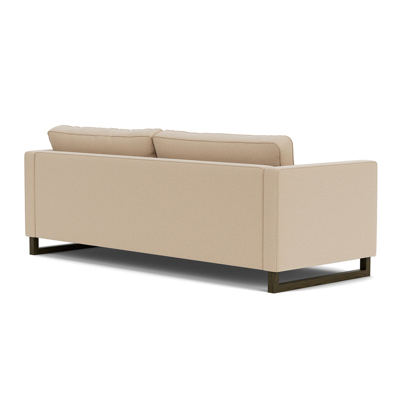 Form Cream Fabric / Dark Walnut