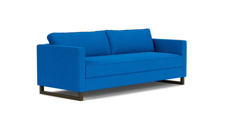 Mark Cobalt Blue Weave / Dark Walnut