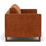 Moss Rust Fabric / Dark Walnut